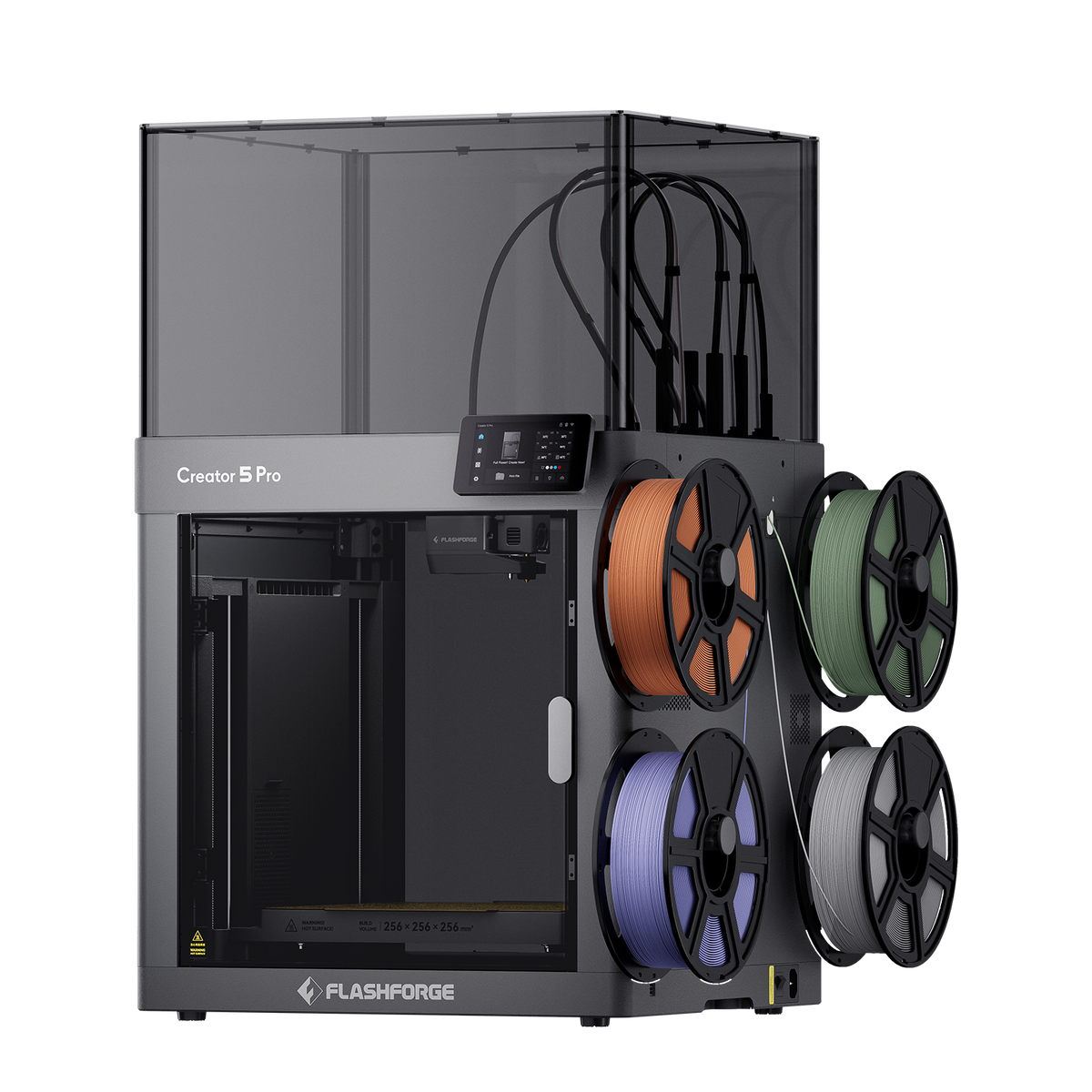 Flashforge Creator 5 Pro 4-Toolhead Enclosed 3D Printer