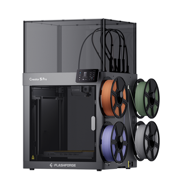 Flashforge Creator 5 Pro 4-Toolhead Enclosed 3D Printer