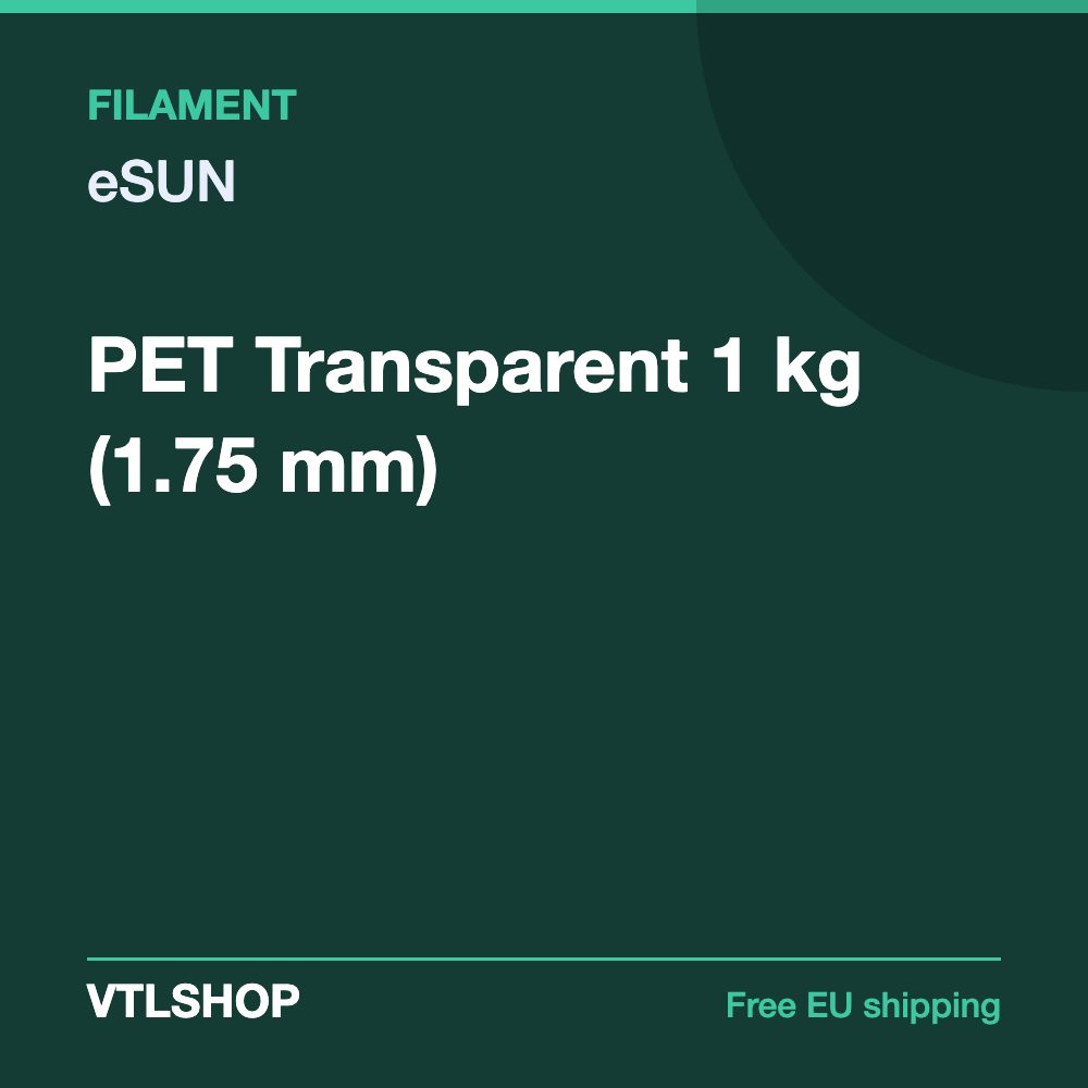 eSUN PET Transparent 1 kg (1.75 mm)